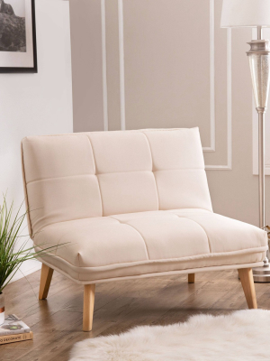 Toronto Fabric Convertible Chair - Abbyson Living