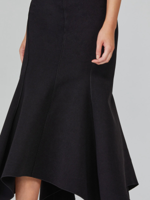 Hurley Crepe Midi Skirt