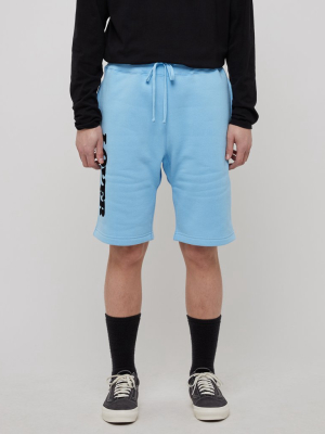 Lover Sweatshorts In Baby Blue & Black