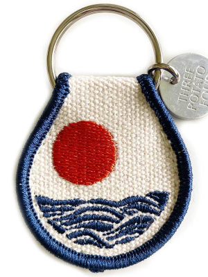 Patch Keychain - Sun & Waves