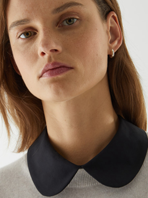 Cotton Shirt-style Collar