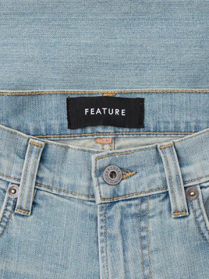 Feature Axel Denim - Distressed Washed Indigo