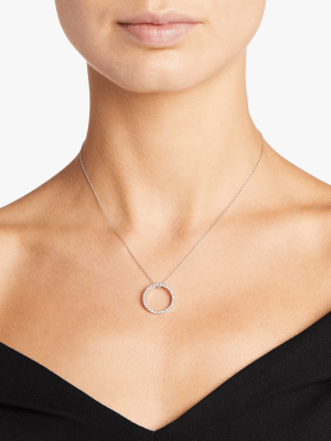 Small Circle Pendant Necklace