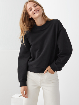 Dropped Shoulder Jersey Sweater