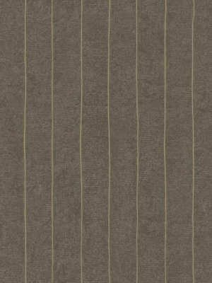 Elemental Stripe Wallpaper In Metallic Neutrals By York Wallcoverings