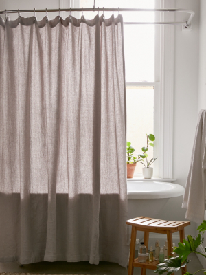 Waffle Weave Shower Curtain