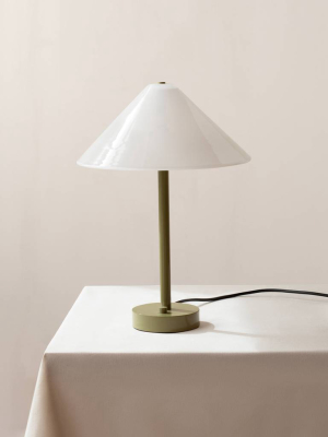 Tipi Table Lamp: Glass