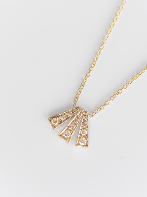 Rays Of Light Diamond Necklace