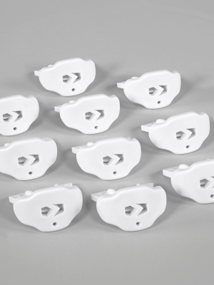 10 Pack Basic White Football Mouthguard