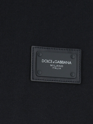 Dolce & Gabbana Logo Patch Hoodie