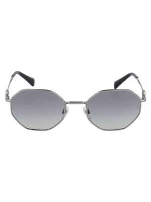 Valentino Eyewear Geometric Frame Sunglasses