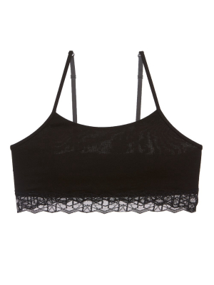 Avi Cotton Scoop Neck Tween Bralette