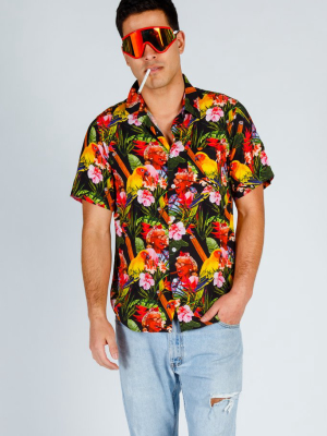 Fidel's Granny | Cuban Cigar Rayon Hawaiian Shirt