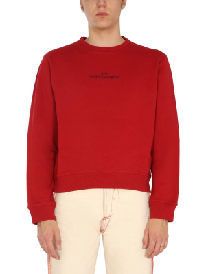 Maison Margiela Logo Print Sweatshirt