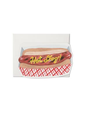 Rc Die Cut Card, Hot Dog