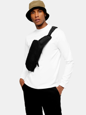 White Turtle Neck Long Sleeve T-shirt