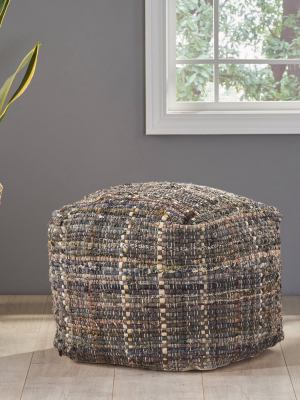 Cadieux Fabric Pouf - Christopher Knight Home