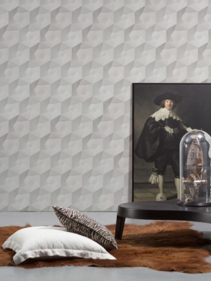 Hexa Ceramics Wallpaper By Studio Roderick Vos For Nlxl Monochrome Collection