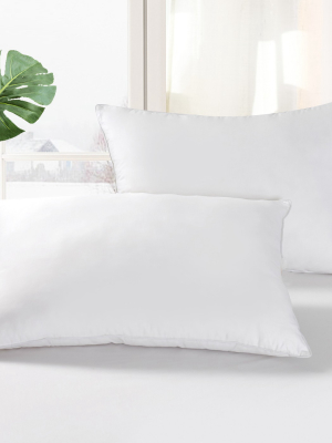 Puredown White Down Feather Bed Pillow