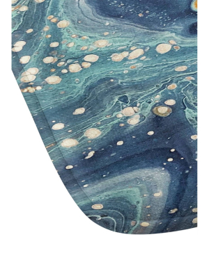 Shannon Clark Underwater Memory Foam Bath Mat Blue - Deny Designs