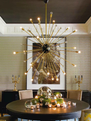 Imogene Large Chandelier Brass