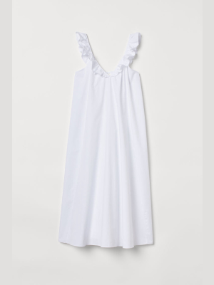 Ruffle-trimmed Dress