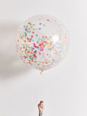 Knot & Bow Jumbo Confetti Party Balloon
