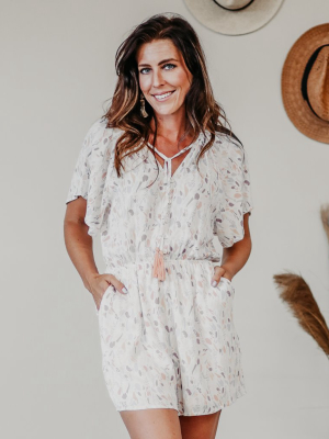 Mattie Button Romper