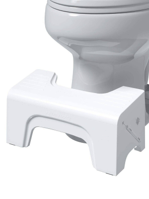 7" Fold-n-stow Foldable Toilet Stool White - Squatty Potty