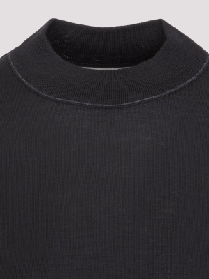 Maison Margiela Round Neck Knit Jumper