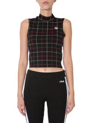 Fila Logo Patch Cropped Top