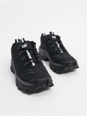 Cat Intruder Sneakers In Triple Black