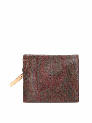 Etro Paisley Print Wristlet Clutch Bag