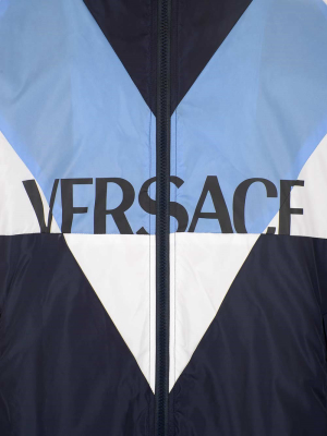 Versace Logo Printed Track Jacket