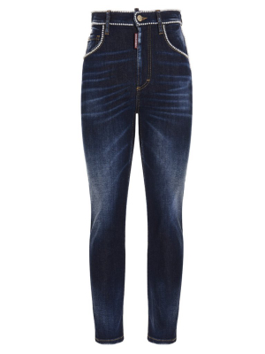 Dsquared2 High-waisted Cropped Jeans