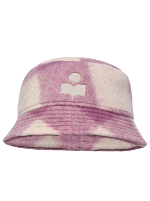 Isabel Marant Logo Embroidered Checked Hat