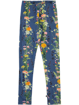 Molo Niki Leggings - Vertical Flowers