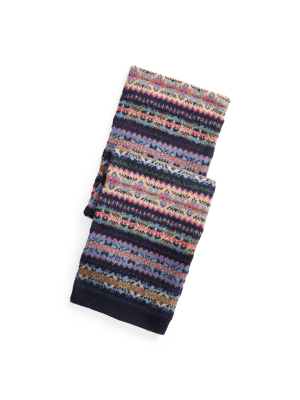 Fair Isle Wool-blend Scarf