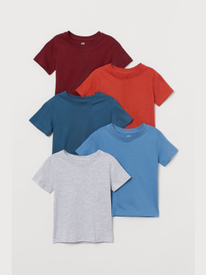 5-pack Cotton T-shirts