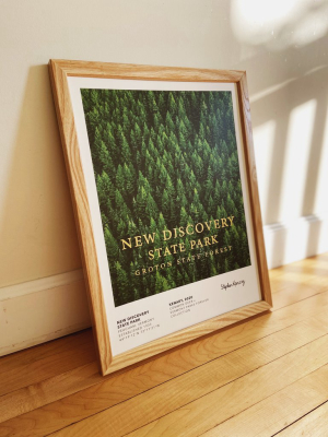 Vermont Parks Collection Print: New Discovery State Park Groton State Forest