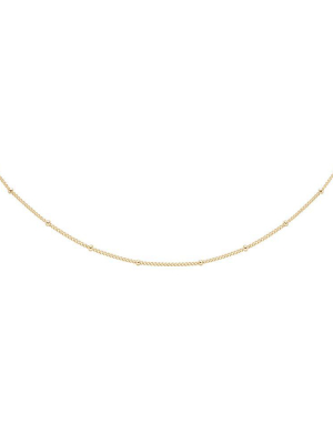Essential Beaded Choker In Gold