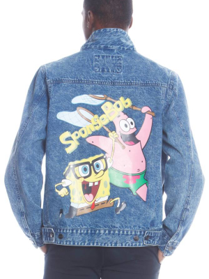 Men's Spongebob Nickelodeon Denim Jacket