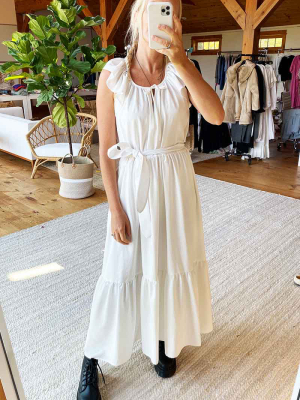 Rakel Sleeveless Dress - White