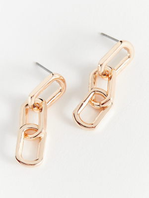 Willa Oval Link Drop Earring