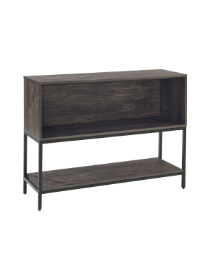 Jacobsen Record Storage Console Brown Ash - Crosley