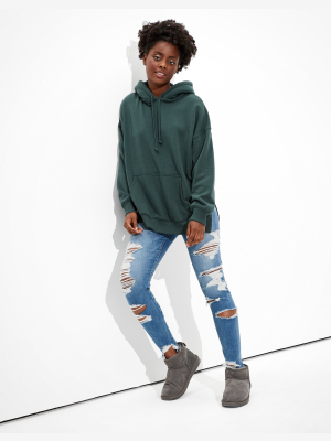 Ae Forever Oversized Sherpa Lined Hoodie