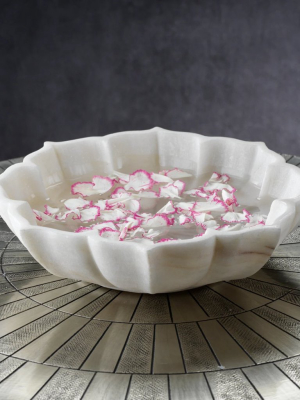 Lotus Marble Bowl