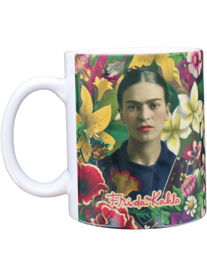 Aquarius Frida Kahlo Floral 11oz Boxed Ceramic Mug