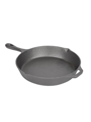Stansport 13" Cast Iron Skillet Fry Pan