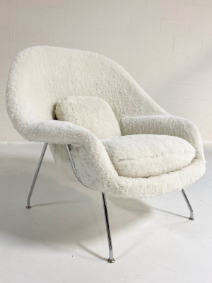 Bespoke Womb Chair In Australian Sheepskin